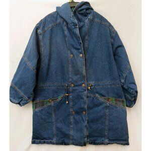 Vintage Current Seen CS Coat Womens Size X1 Black Full Zip Jacket